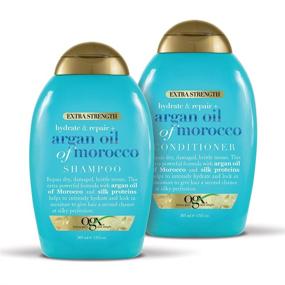 img 4 attached to 💪 Revitalize and Nourish Your Hair with OGX Strength Morocco Shampoo Conditioner