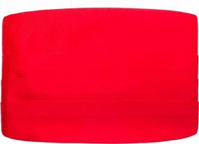img 4 attached to Adjustable Poly Satin Solid Color Cummerbund For Men With 4 Pleats - Available In A Range Of Colors - Frankers