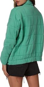 img 2 attached to Mable Knit Jackets Zip Mimosa Women's Clothing : Coats, Jackets & Vests