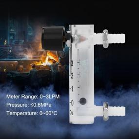 img 1 attached to Точно измеряйте и контролируйте расход газа с помощью расходомера LZQ-2: 0–3 л/мин с регулирующим клапаном