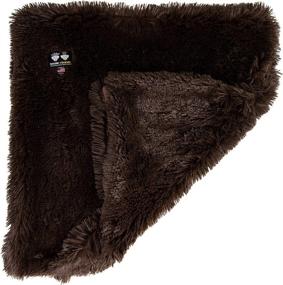 img 2 attached to Bessie and Barnie Grizzly Bear Luxury Shag Ultra Plush Faux Fur Pet Blanket: Super Soft Reversible Comfort for Dogs, Cats, and Puppies in Multiple Sizes