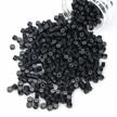 vlasy 500pcs 4mm silicone lined micro ring beads for hair extensions 5colors apply (black) 1 logo