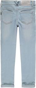 img 3 attached to DKNY Girls Toddler Jegging Bluejay Girls' Clothing ~ Leggings