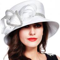 👒 stylish forbusite church kentucky dress derby hats: must-have accessories for women логотип