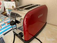 img 2 attached to Toaster Kitfort KT-2014-6, graphite review by Gabriela Dublewska ᠌