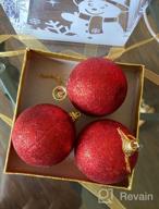 img 1 attached to TWBB 16Ct Gold Christmas Balls - Big Xmas Ornaments For Tree Decorations 2.36" - Perfect For Festive Home Decor! review by Greg Harris