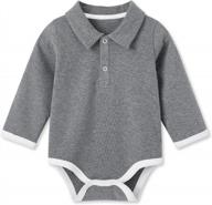 0-24 month boys & girls super soft cotton baby bodysuits romper. logo