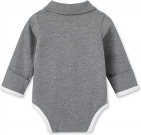 img 3 attached to 0-24 Month Boys & Girls Super Soft Cotton Baby Bodysuits Romper.