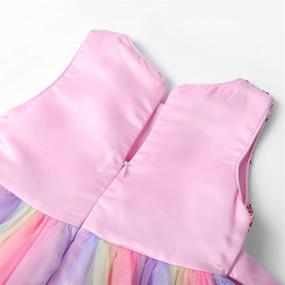 img 1 attached to 🌸 JerrisApparel Flower Rainbow Birthday Pageant Girls' Dresses: Fabulous Clothing for Special Occasions!