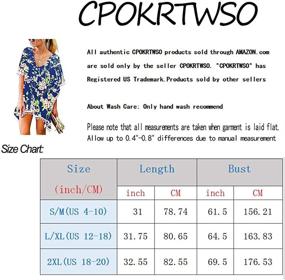 img 2 attached to 👗 Stylish Womens Clothing and Swimsuits: CPOKRTWSO Chiffon Swimsuit Collection with Cover Ups