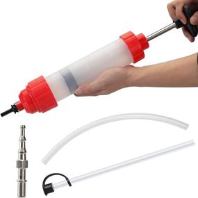 img 4 attached to BOYISEN 350CC Fluid Extractor Pump For Automotive Maintenance - Manual Oil Suction Syringe For Power Steering Gear, Transmission, And Brake Fluid Extraction And Filling