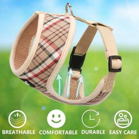 img 1 attached to Comfortable And Breathable Mesh Dog Harness - No Pull And Padded Vest For Your Pet'S Ultimate Comfort