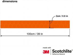 img 2 attached to 3M Scotchlite Reflective Tape For Backpacks, Helmets, Bikes & Cars - High Visibility Universal Safety Tape