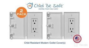 img 3 attached to Child Safe Modern Wide Outlet Safety