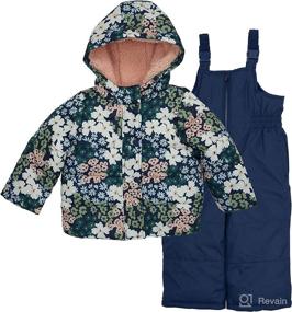 img 2 attached to Carters Heavyweight 2 Piece Skisuit Snowsuit Apparel & Accessories Baby Boys : Clothing