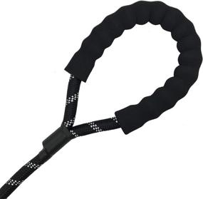 img 2 attached to 🐕 Shorven Reflective Training Dog Leash: Durable Nylon Rope Lead with Soft Handle, 5-20 FT Long