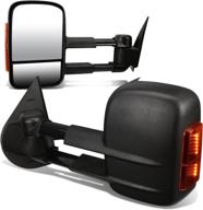 dna motoring twm 003 t666 bk am mirrors passenger logo