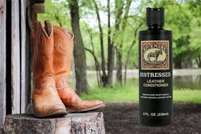 img 1 attached to 🧴 Distressed Leather Conditioner by Bickmore - 8 oz Lotion for Cleaning and Restoring Jackets, Shoes, Boots, Bags, and More