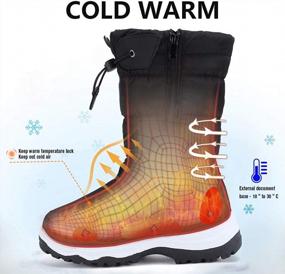 img 1 attached to Stay Warm And Stylish This Winter With CIOR Women'S Water-Resistant Snow Boots