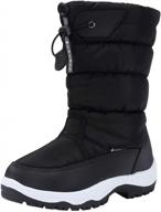 stay warm and stylish this winter with cior women's water-resistant snow boots logo