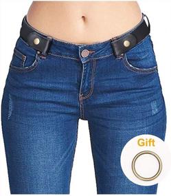 img 4 attached to No-Fuss Elastic Belts: The Ultimate Comfort Solution For Men And Women'S Jeans And Pants