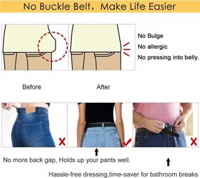 img 2 attached to No-Fuss Elastic Belts: The Ultimate Comfort Solution For Men And Women'S Jeans And Pants