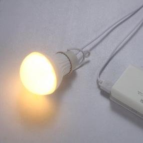 img 4 attached to Dimmable USB Powered LED Bulb Night Light (7W) - Ideal for Home Reading, Camping, and Emergencies