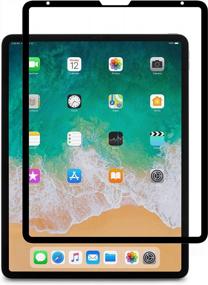 img 4 attached to 🔒 Moshi iVisor AG Screen Protector for iPad Pro 12.9 2020 & 2018: Anti-Glare, Matte, Washable & Reusable, Reduces Fingerprints & Smudging, Compatible with iPad Pencil – The Ultimate iPad Pro 12.9 Screen Protection Solution!