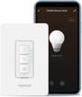 tessan smart dimmer switch: alexa and google assistant compatible, programmable timer and single-pole, neutral wire required for customizable lighting experience logo
