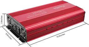 img 3 attached to 3000W Power Inverter for Car, RV, Truck, and Boat with 2 AC Outlets - Includes Battery Cables