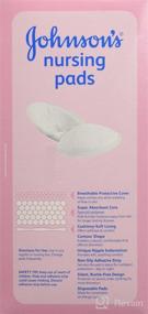 img 1 attached to 🤱 Johnson's Disposable Nursing Pads - Natural Cotton, Super Absorbent, Comfortable, Breathable, Contour Shape, 60 ct (Pack of 3)