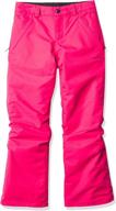 volcom girls silver insulated black girls' clothing - pants & capris логотип