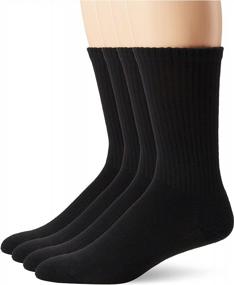 img 3 attached to XS MediPeds Women'S Memory Cushion Crew Socks, 4-Pack - Comfort And Style!