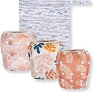 🏊 ultimate convenience: one-size adjustable reusable swim diapers and wet bag by nora's nursery logo