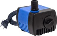 aqua dream 90 gph ultra quiet submersible water pump (300/h, 2.5w) 🌊 - ideal for pond, aquarium, fish tank, fountain, hydroponics, statuary - 1 piece логотип