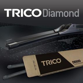 img 3 attached to Высокоэффективные щетки стеклоочистителя TRICO Diamond 24" и 20" - упаковка из 2 шт., идеально подходит для автомобильной замены, превосходная дорожная видимость, простая установка своими руками (25-2420)