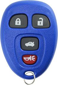 img 2 attached to 🔑 Improved KeylessOption Keyless Entry Remote Control Car Key Fob Replacement - 15912859 Blue