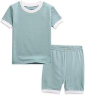 👶 vaenait baby solid cotton summer sleepwear set for boys and girls ages 6 months to 12 years logo