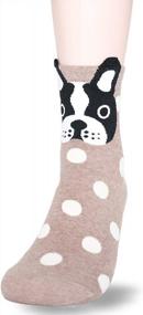 img 2 attached to Adorable DEARMY Cat Socks: The Perfect Gift For Women And Teenage Girls This Christmas!