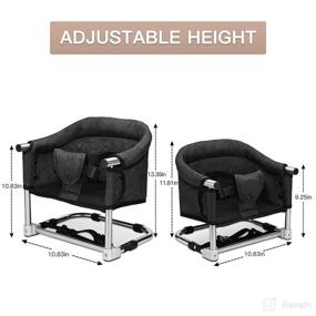 img 1 attached to Портативное регулируемое легкое кресло для кормления HighChair