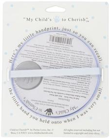 img 1 attached to 👶 Blue Baby Handprint Kit Keepsake by Child to Cherish