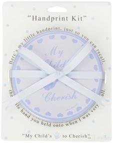 img 2 attached to 👶 Blue Baby Handprint Kit Keepsake by Child to Cherish