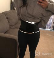img 1 attached to Fluorescent Waist Trainer Belt For Women - Slimming Body Shaper For Workout, Fitness, And Belly Girdle review by James Cowan