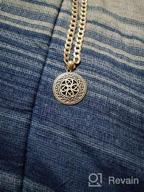 img 1 attached to Stunning 925 Sterling Silver Celtic Medallion Pendant Necklace - 20 inch review by Benjamin Cleveland