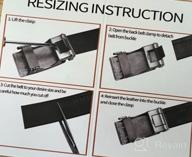 img 1 attached to Ratchet Automatic Buckle Leather Business Men's Accessories and Belts review by Brad Mastermind