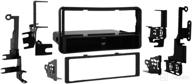 📻 metra 99-8206 single din installation kit - fits 2001-2007 toyota highlander/4 runner - black logo