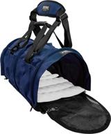 🐾 high-quality sturdibag pet carrier, large size, navy - perfect for travel! logo