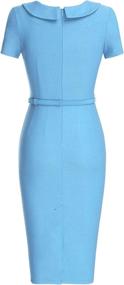 img 3 attached to MUXXN Elegant Bandage Bodycon Business Women's Clothing : Dresses