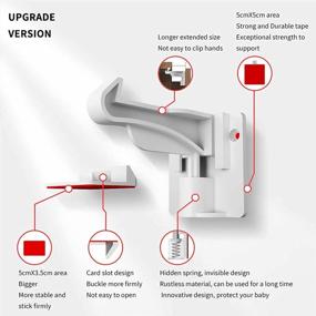 img 3 attached to 15-Pack Child Safety Cabinet Locks For Kitchen Cupboards - Baby-Proofing Drawer Locks With Non-Drilling Installation - Non-Magnetic Latches For Kids - Ultimate Safety Kit For Baby Protection
