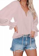 stylish and comfortable boho tops for women: floral v neck short sleeve blouses perfect for summer logo